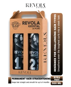 Revola Kristal Protein - Ultimate Curly Hair Straightening & Care Set 500ML