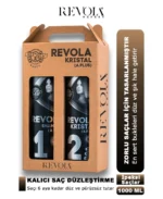 Revola Kristal Protein - Ultimate Curly Hair Straightening & Care Set 1000ML