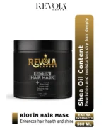 Revola Biotin Hair Mask – Strengthen, Repair & Add Shine | Nourish Hair Health 500ML