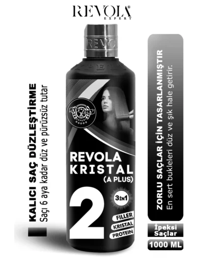 Revola Kristal Protein A Plus & Shampoo – Transform Your Hair 1000ML