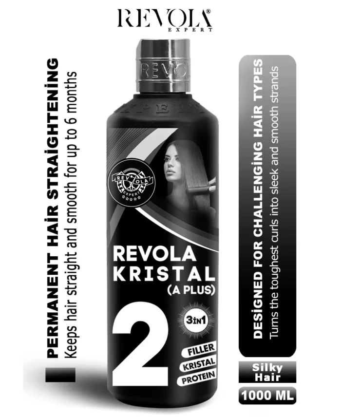 Revola Kristal A Plus – 3 in 1 Hair Treatment Straightening & Care 1000ML