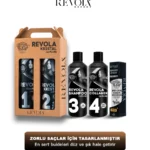 Revola Kristal Protein Curly Hair Straightening and Care Set - 1000ML