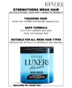 Luxeri Keratin Hair Mask - Revitalizing Solution for Fine & Weak Hair 500ML