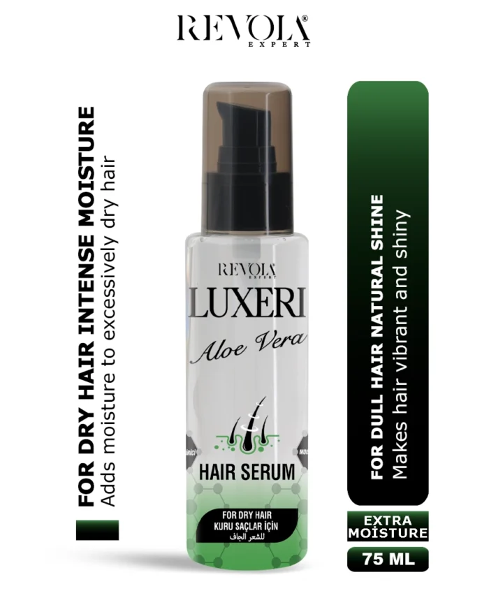 Luxeri Aloe Vera Serum - Intense Moisturization for Dry and Dull Hair 75ML