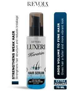 Luxeri Keratin Serum - Volumizing and Smoothing Care for Weak Hair 75ML