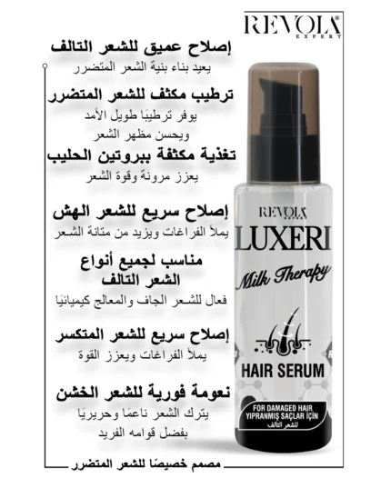 Luxeri Milk Serum - Deep Repair and Strengthening for Damaged Hair