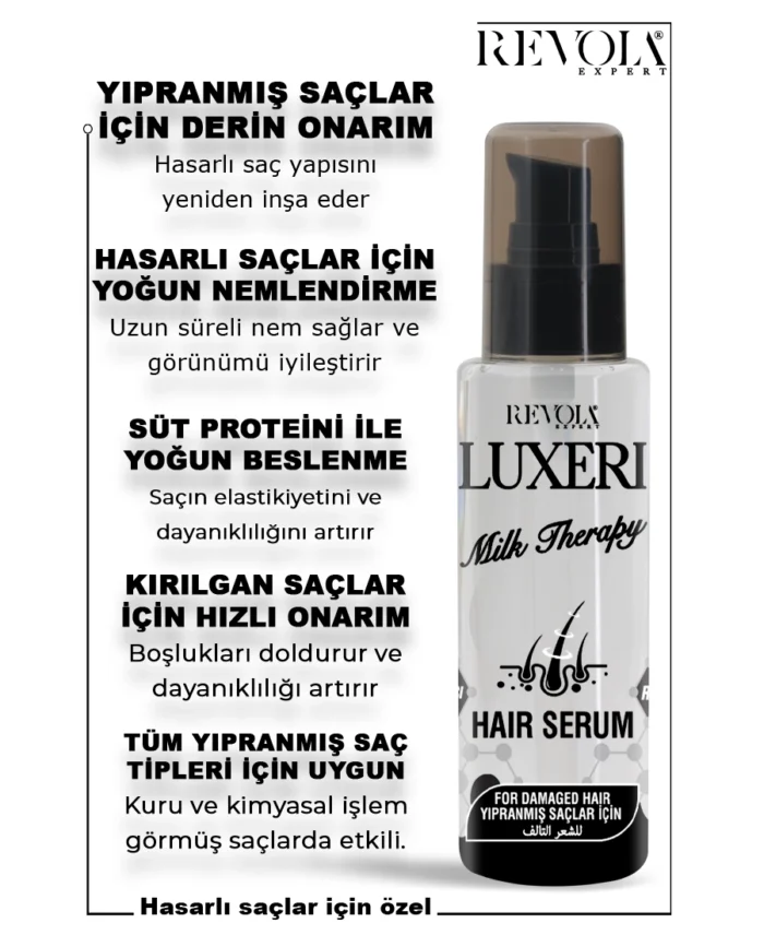 Luxeri Milk Serum - Deep Repair and Strengthening for Damaged Hair