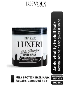 Luxeri Milk Therapy Hair Mask - Repair and Strengthen Damaged Hair 500ML